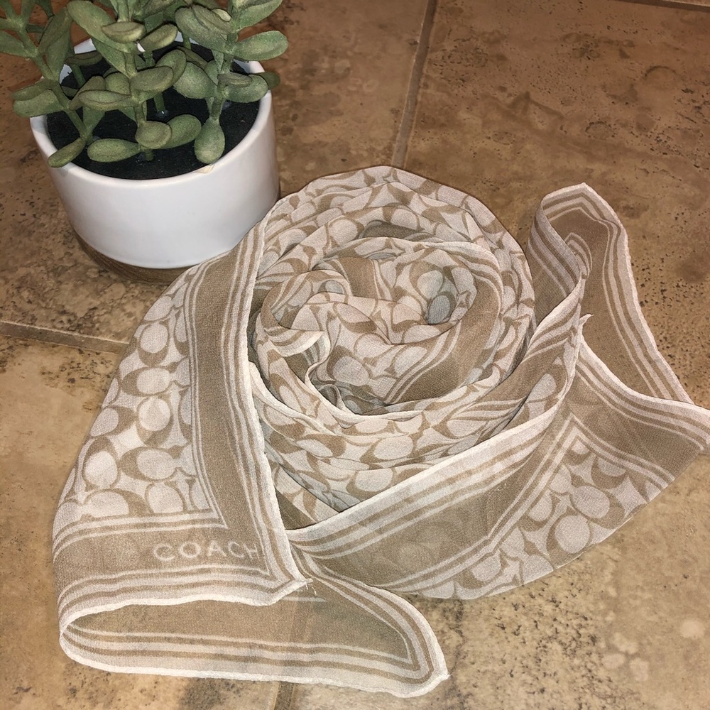 Sheer Coach Scarf
